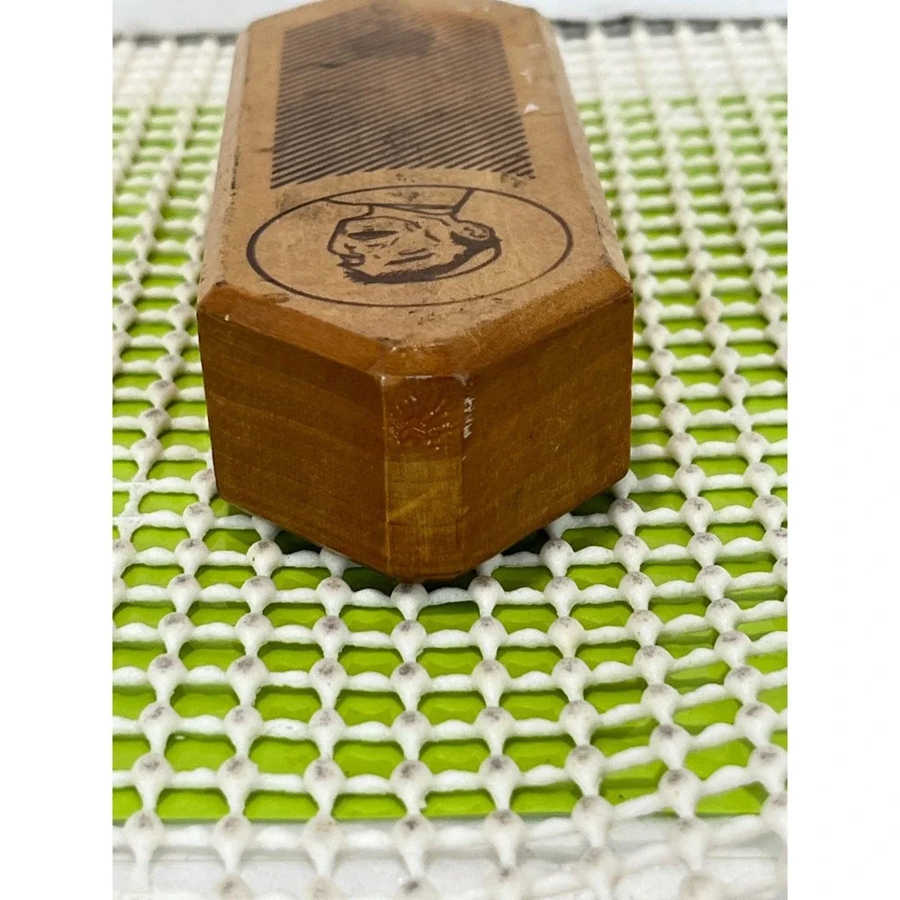 Laughing Monk Brewing Wooden Beer Tap Handle Hexagonal Natural Wood Home Bar